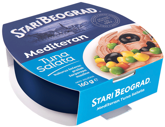Tuna salata Mediteran 160gr