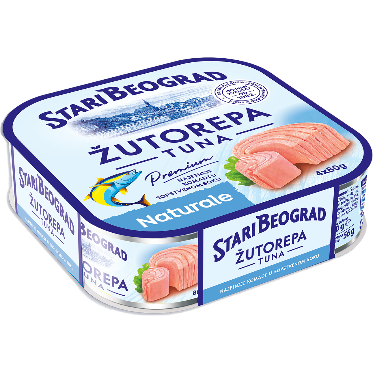Žutorepa tuna - Tuna komadi u maslinovom ulju 3x80g